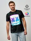 Мужская базовая футболка / MARSHMELLO NEON | МАРШМЕЛЛО НЕОН.