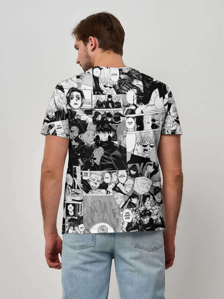 Мужская базовая футболка / Магическая Битва