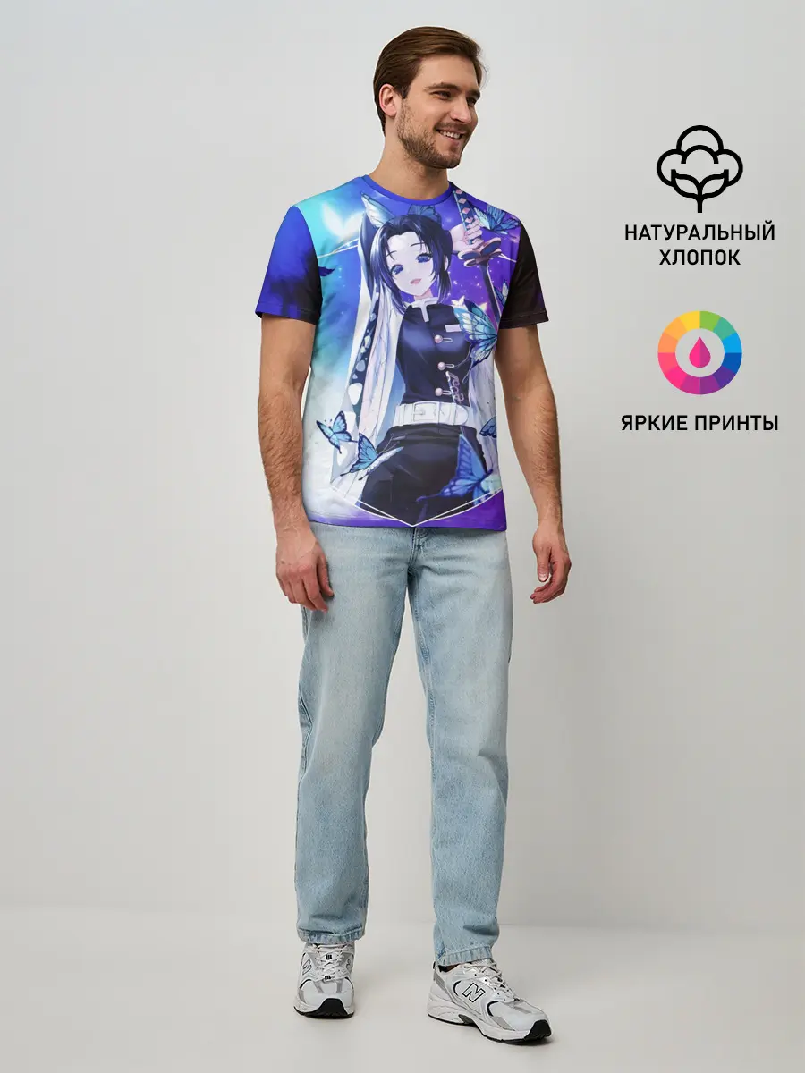 Мужская базовая футболка / Шинобу