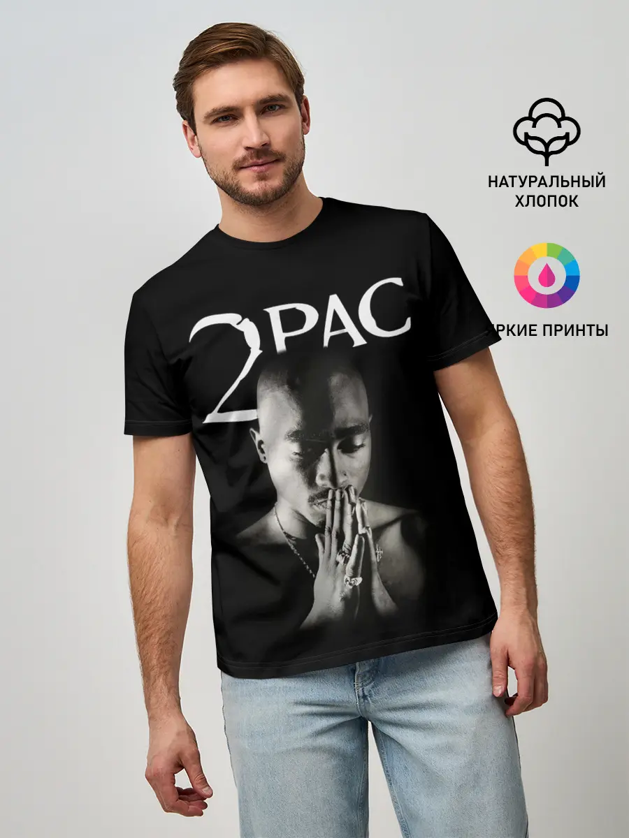 Мужская базовая футболка / TUPAC