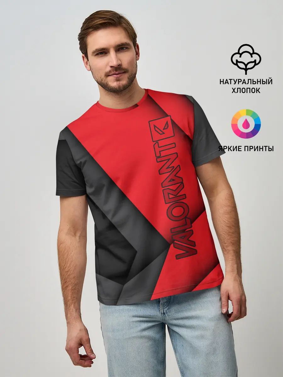 Мужская базовая футболка / Valorant