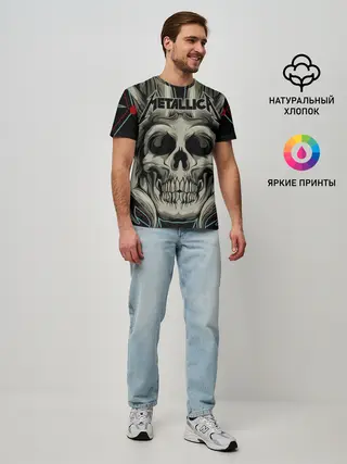 Мужская базовая футболка / Metallica