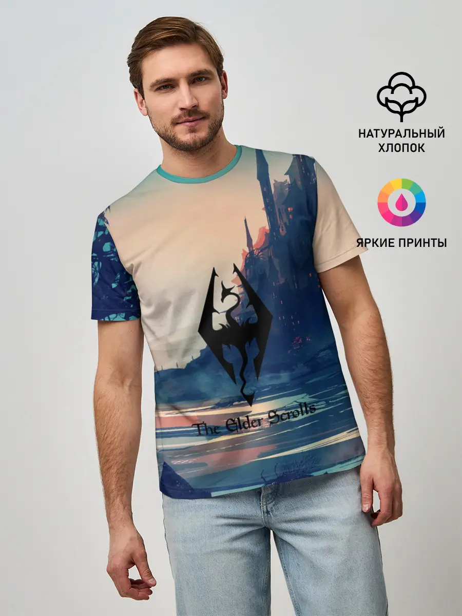 Мужская базовая футболка / The Elder Scrolls