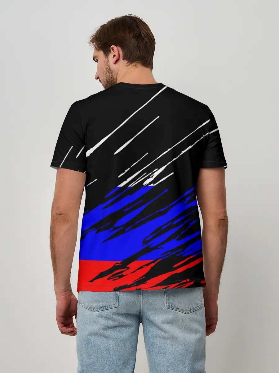 Мужская базовая футболка / Русский Стиль