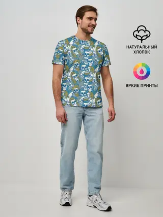 Мужская базовая футболка / Стильные Мертвецы