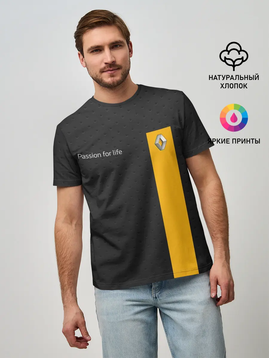 Мужская базовая футболка / Renault