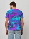 Мужская базовая футболка / Неоновые краски