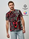 Мужская базовая футболка / Абстрактный Узор
