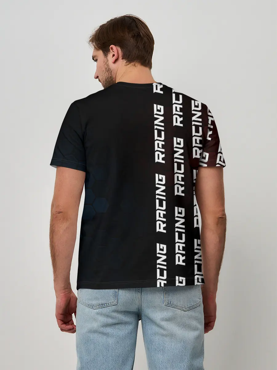 Мужская базовая футболка / BMW - Racing