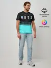 Мужская базовая футболка / BTS / БТС