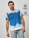 Мужская базовая футболка / Полёт в облаках