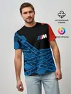Мужская базовая футболка / BMW - Racing