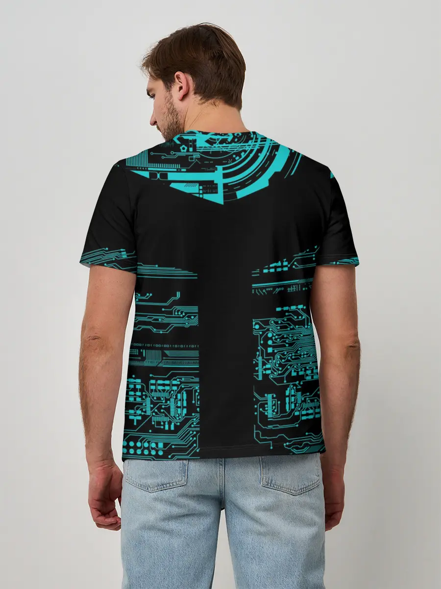 Мужская базовая футболка / Detroit become human