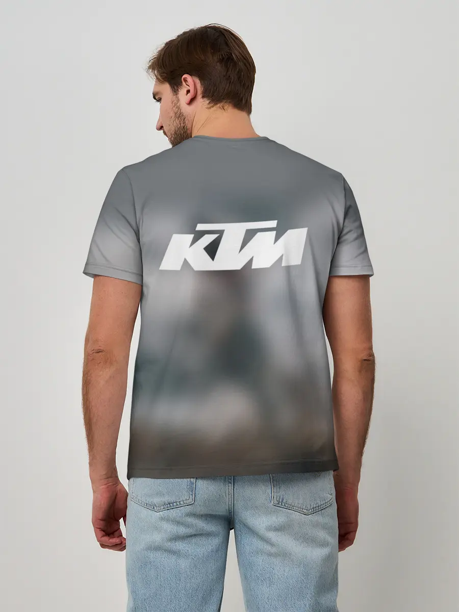 Мужская базовая футболка / МОТОКРОСС КТМ | MOTOCROSS KTM