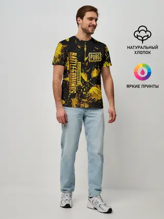 Мужская базовая футболка / PUBG