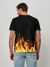 Мужская базовая футболка / Огонь