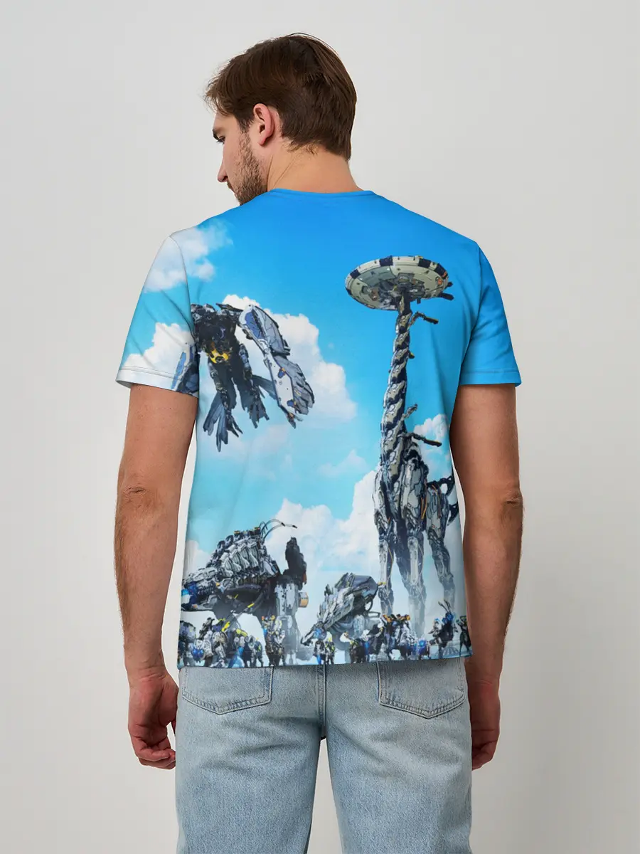 Мужская базовая футболка / Horizon Zero Dawn