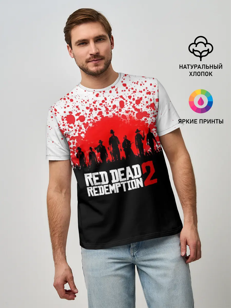 Мужская базовая футболка / RED DEAD REDEMPTION 2
