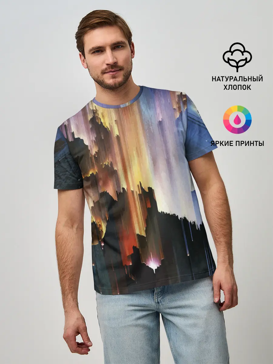 Мужская базовая футболка / Space