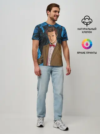 Мужская базовая футболка / Доктор Кто