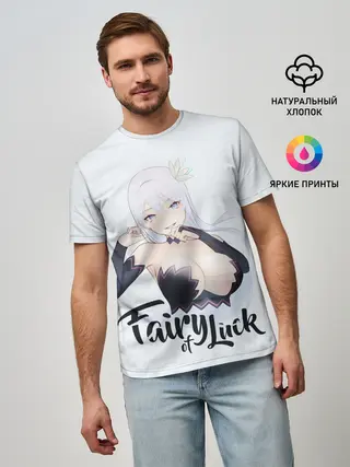 Мужская базовая футболка / Fairy of Luck