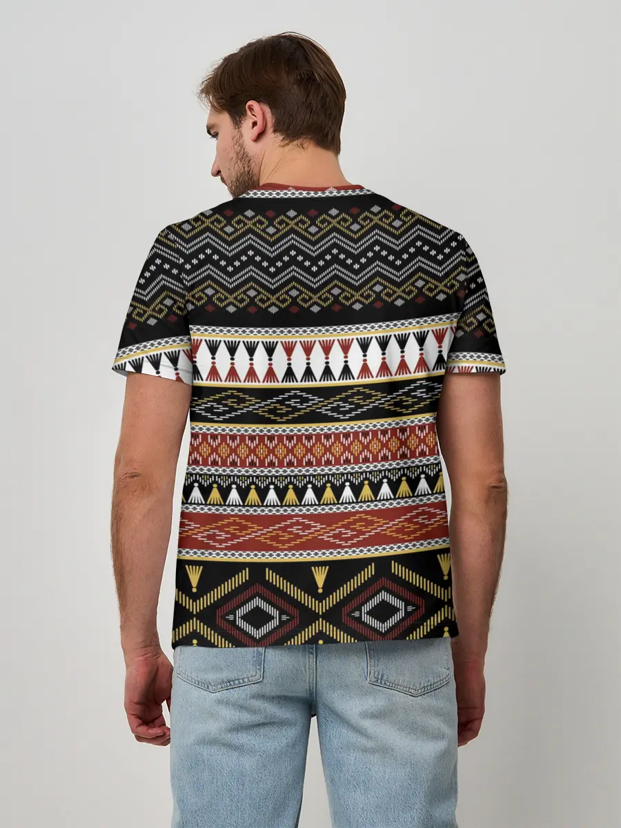 Мужская базовая футболка / Этническая африка