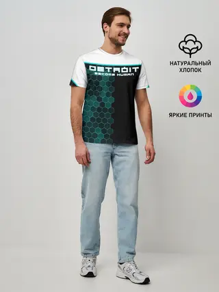 Мужская базовая футболка / Detroit become human
