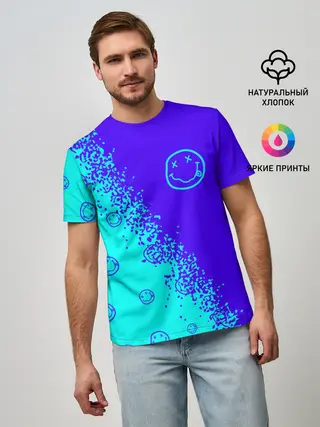 Мужская базовая футболка / NIRVANA / НИРВАНА