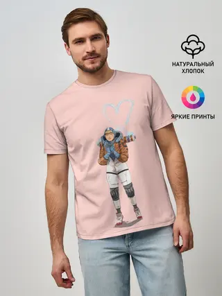 Мужская базовая футболка / Лайфлайн