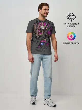 Мужская базовая футболка / Доспехи детей императора