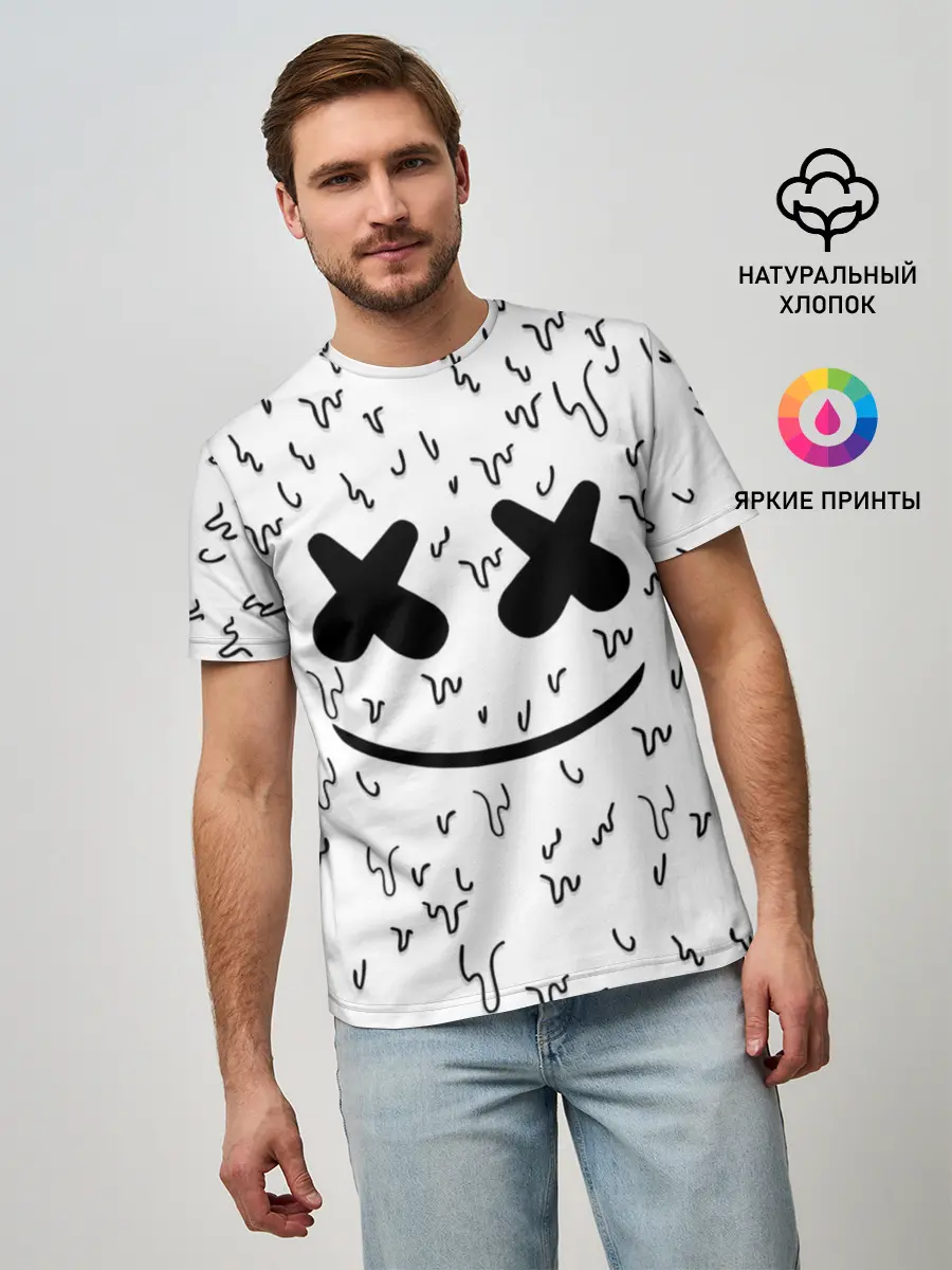 Мужская базовая футболка / MARSHMELLO