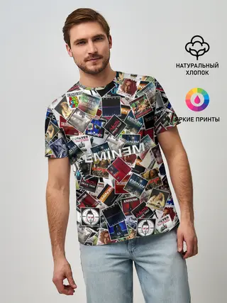 Мужская базовая футболка / Дискография EMINEM