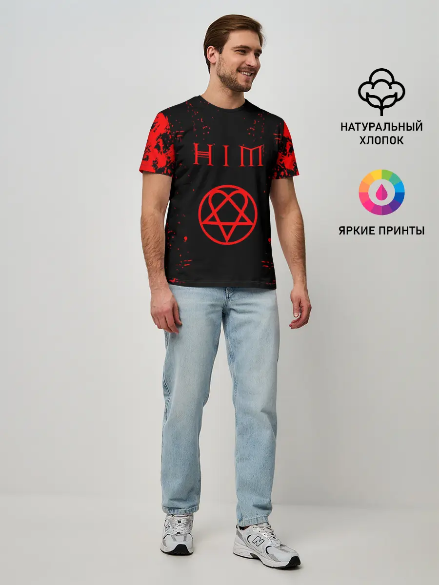 Мужская базовая футболка / HIM