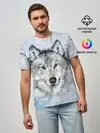 Мужская базовая футболка / Волк