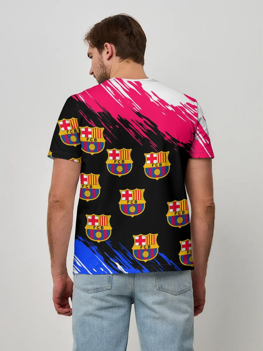 Мужская базовая футболка / ЛИОНЕЛЬ МЕССИ / БАРСЕЛОНА