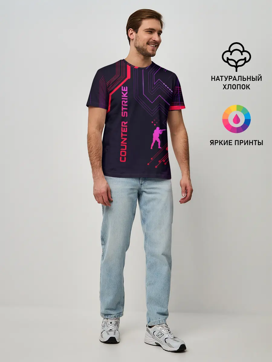 Мужская базовая футболка / CS:GO