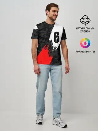 Мужская базовая футболка / RAINBOW SIX SIEGE