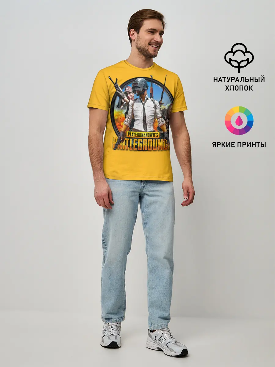 Мужская базовая футболка / PUBG