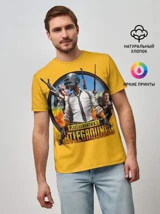 Мужская базовая футболка / PUBG