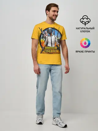 Мужская базовая футболка / PUBG