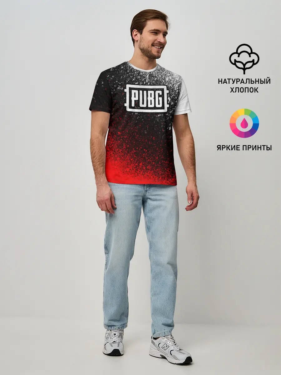 Мужская базовая футболка / PUBG