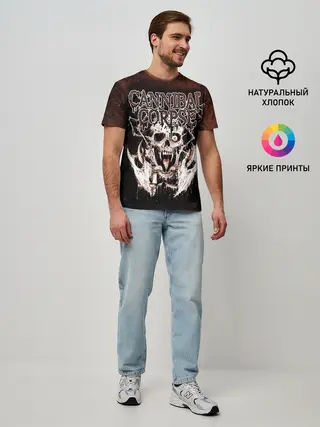Мужская базовая футболка / Cannibal Corpse