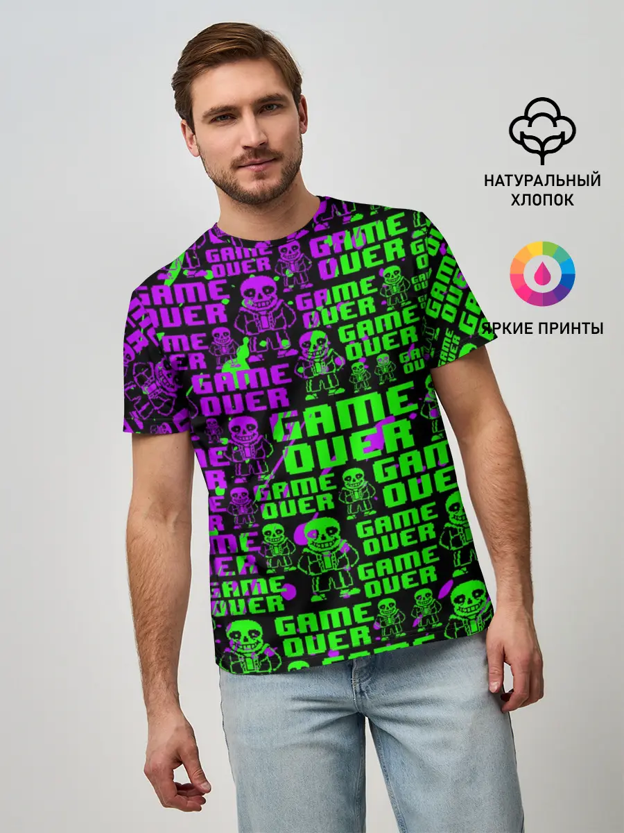 Мужская базовая футболка / UNDERTALE