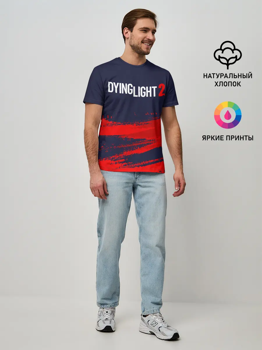 Мужская базовая футболка / DYING LIGHT 2 / ДАИНГ ЛАЙТ