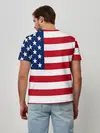 Мужская базовая футболка / USA