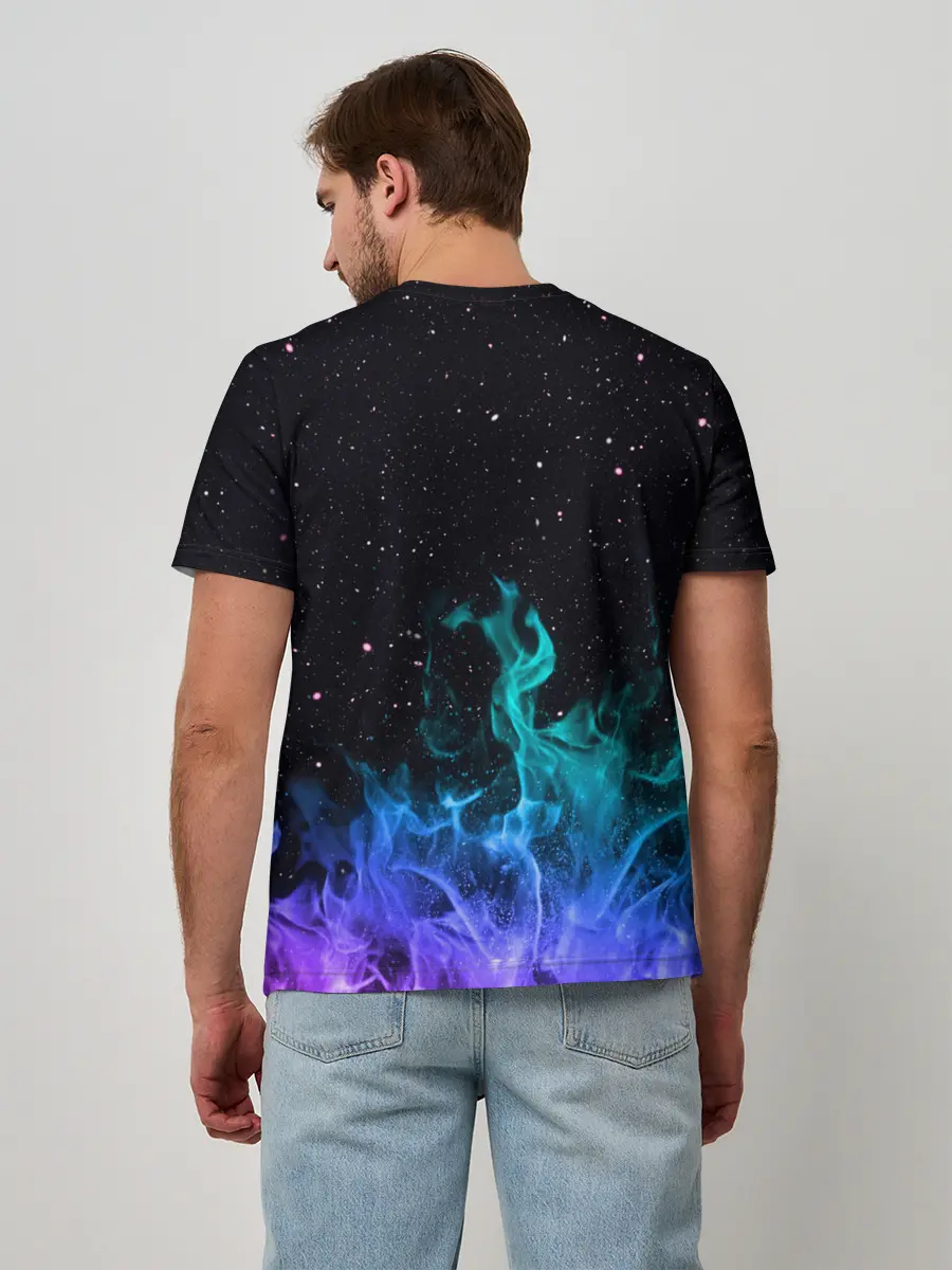 Мужская базовая футболка / Перламутровый огонь