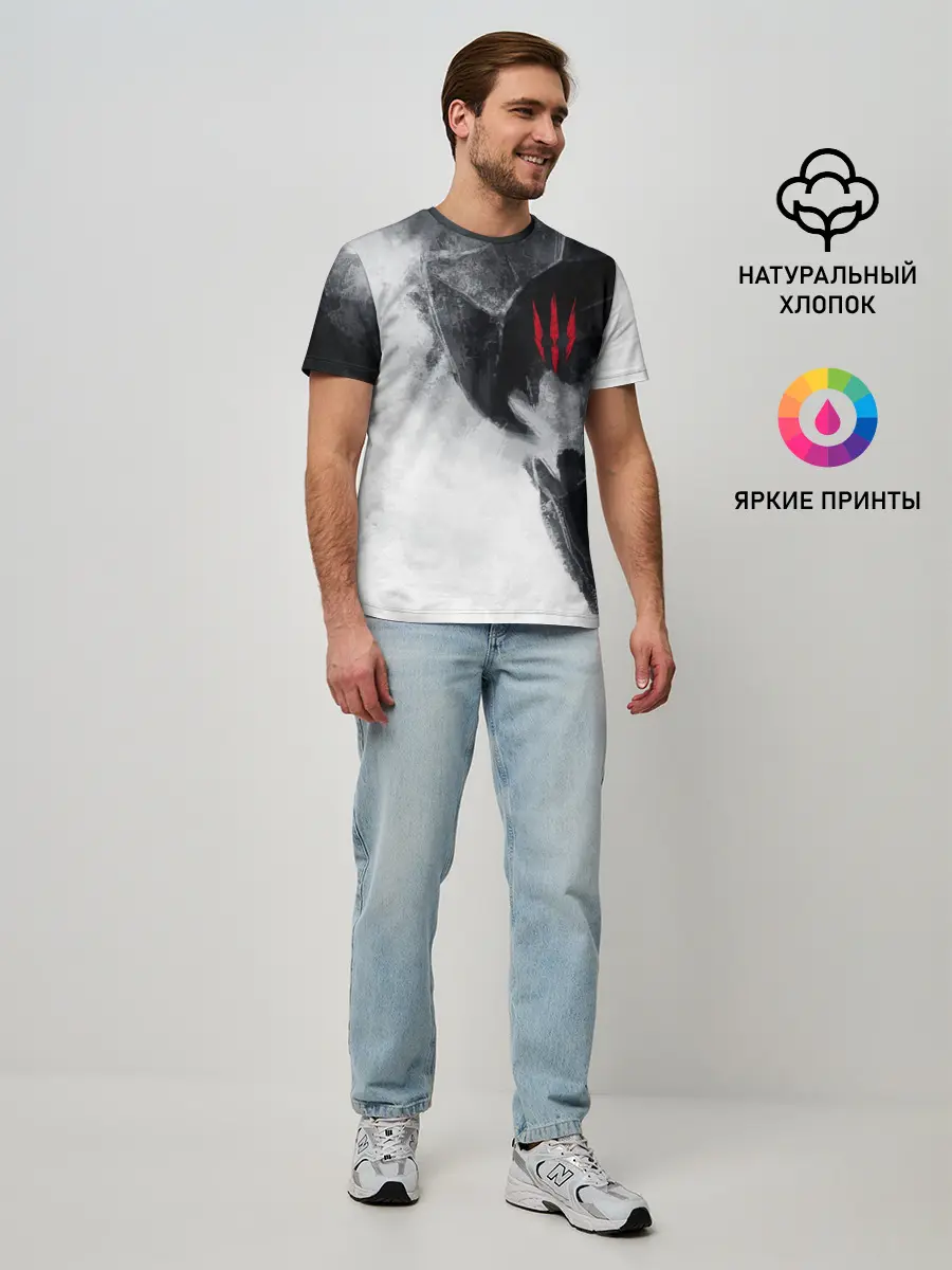 Мужская базовая футболка / Ведьмак | Witcher