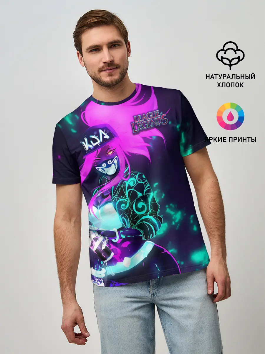 Мужская базовая футболка / League of Legends