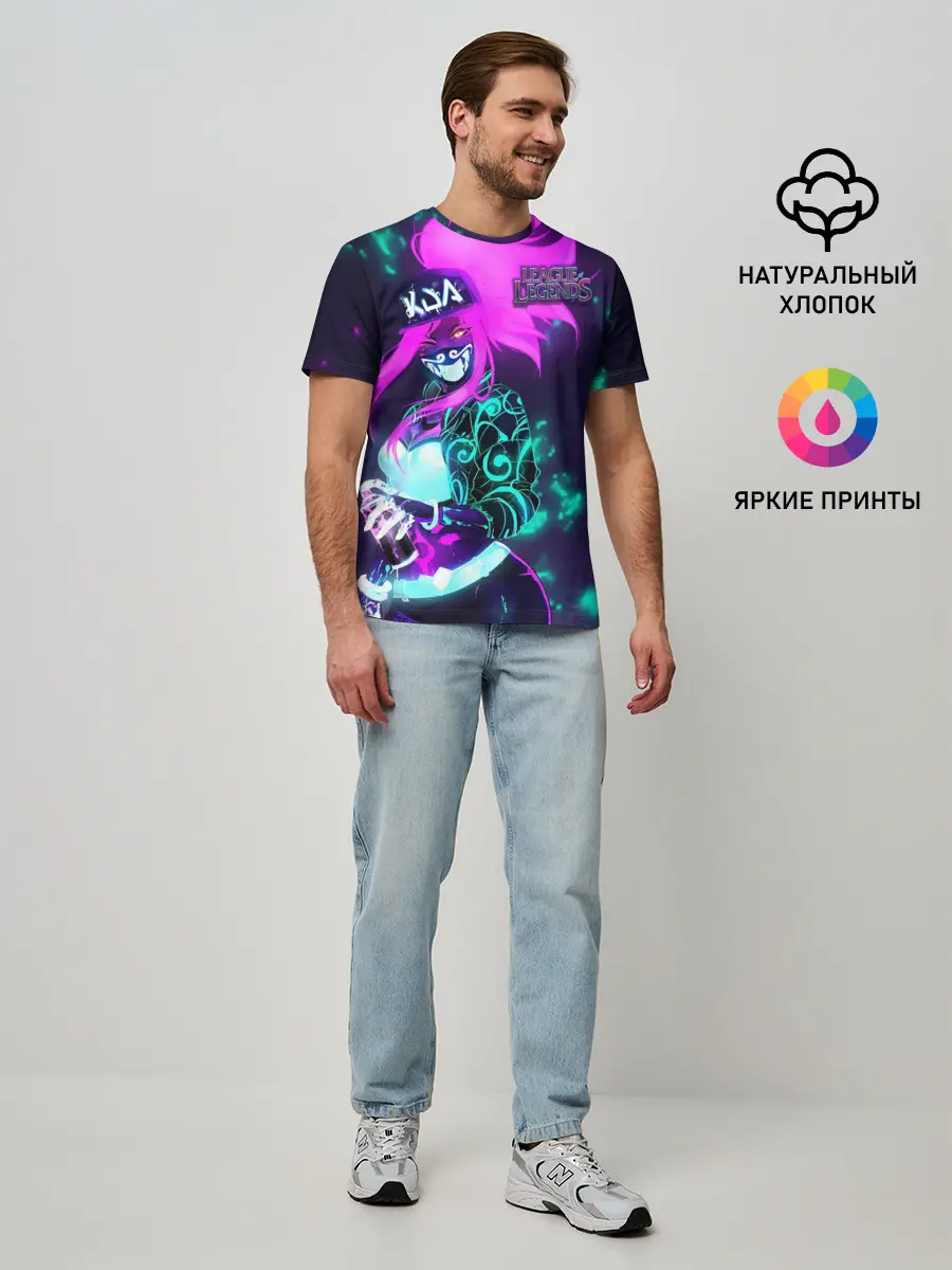 Мужская базовая футболка / League of Legends