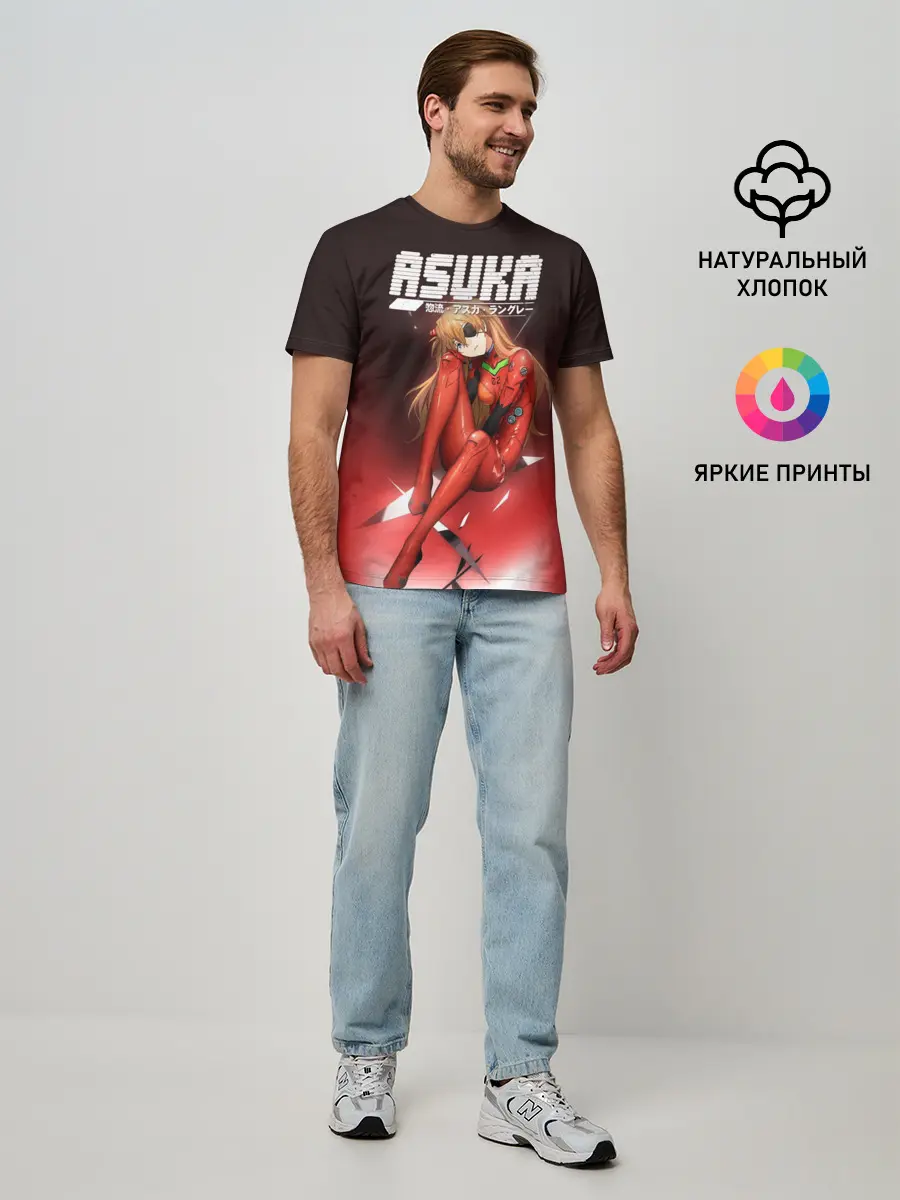Мужская базовая футболка / Asuka Eva-02